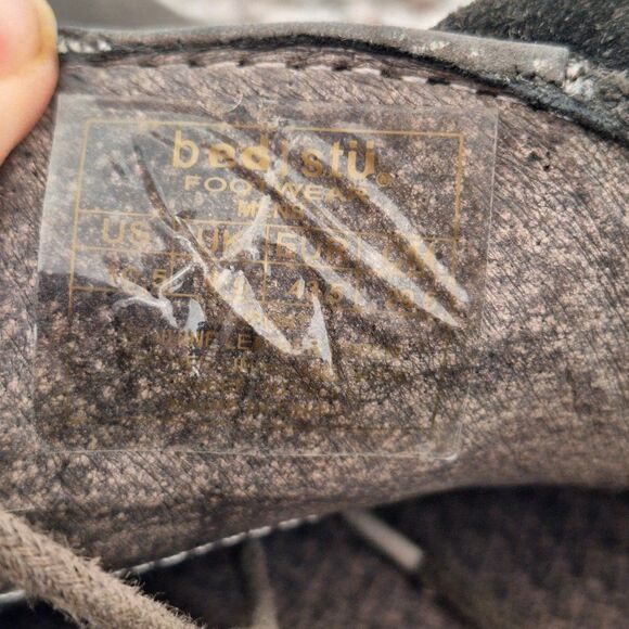 BED STU Gray Leather Oxfords size 10.5 - Picture 8 of 9